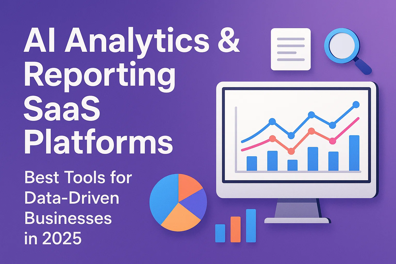 AI Analytics & Reporting SaaS Platforms: Best Tools for Data-Driven Businesses in 2025 Hero Image